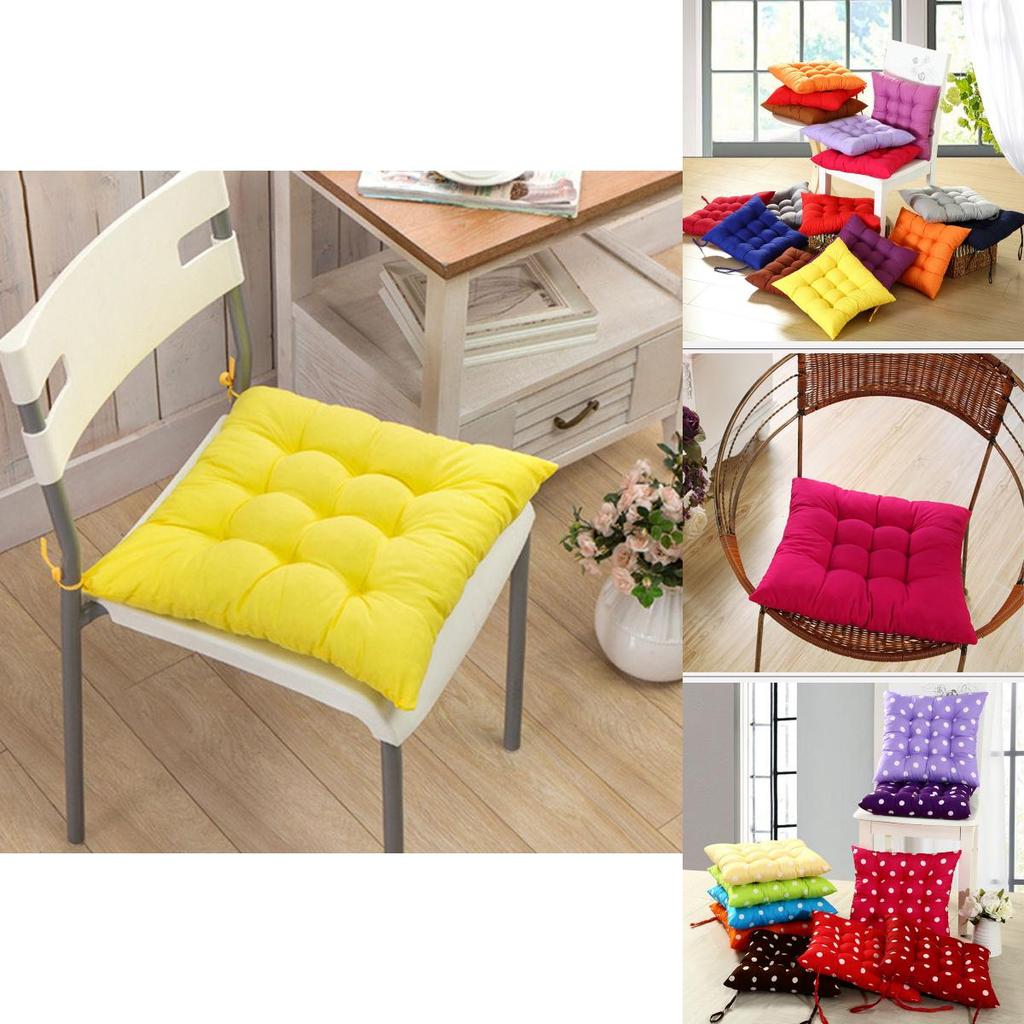 Luxurious 40*40cm Dining Garden Patio Home Kitchen Office Chair Seat Pad Cushion