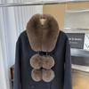 Magnetic Buckle Winter Scarves Thicken Neck Warmer Collar Fashion Furry Scarves  Autumn Winter