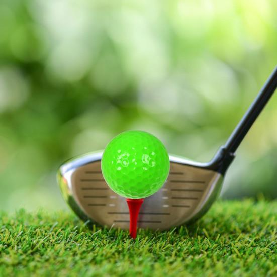 Yousheng Rubber Golf Practice Ball, Double-Layer Putting Swing Training Golf Ball, Professional Golf Ball for Driving Range Indoor Outdoor