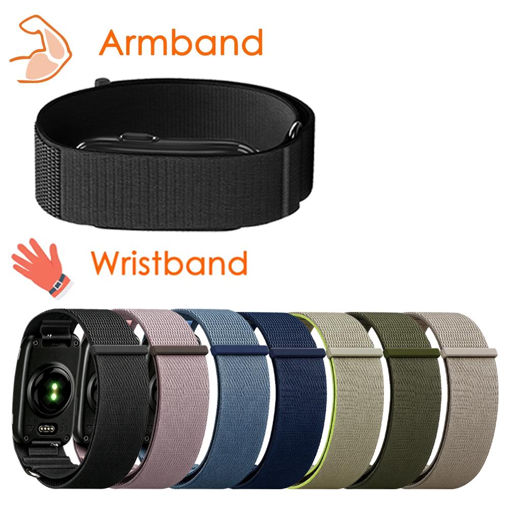 Pulseira de Laço de Nylon Para Garmin CIRQA Smart Band leve Respirável Substituição Liberação Rápida Ajustável Pulseira de Relógio Fitness Tracker