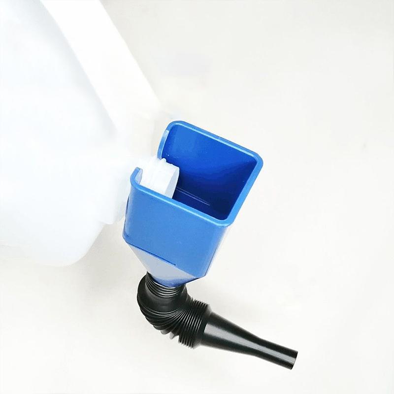 Foldable Car Motorcycle Refueling Gasoline Engine Plastic Oil Funnel Filter Transfer Tool Flexible Funnel Draining Tool