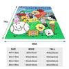 Inanimate Insanity Characters Blanket Quality Warm Soft Throw Blanket Spring Travel Office Home Decor Comfortable Bedspread
