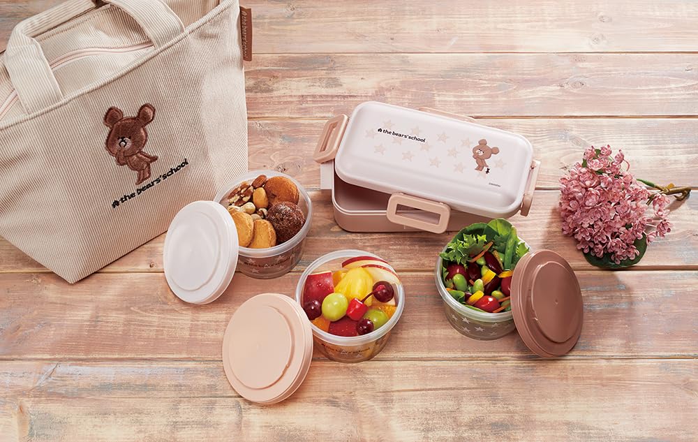 Skater Corduroy Insulated Lunch KCOB2 Bag, "The Bears' School, Cocoa"