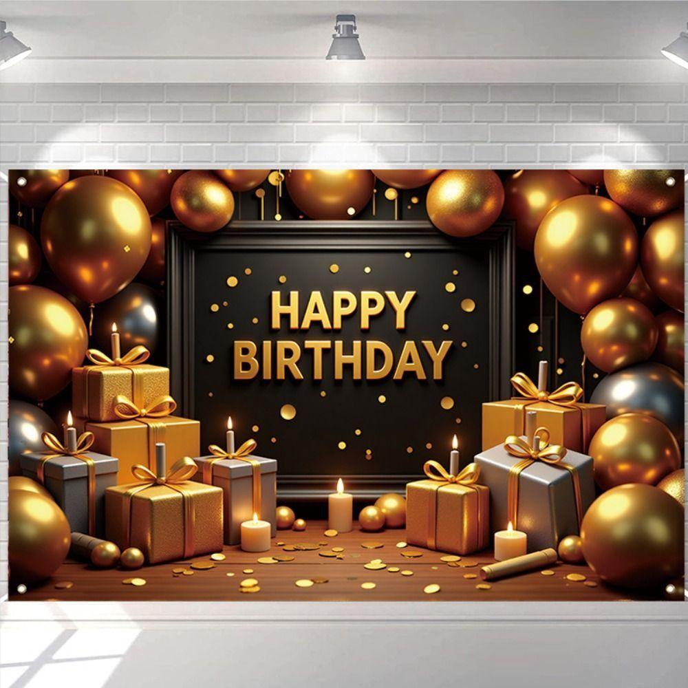 Polyesterové pozadí na narozeninovou oslavu Oslavte Fotografické pozadí Sváteční párty