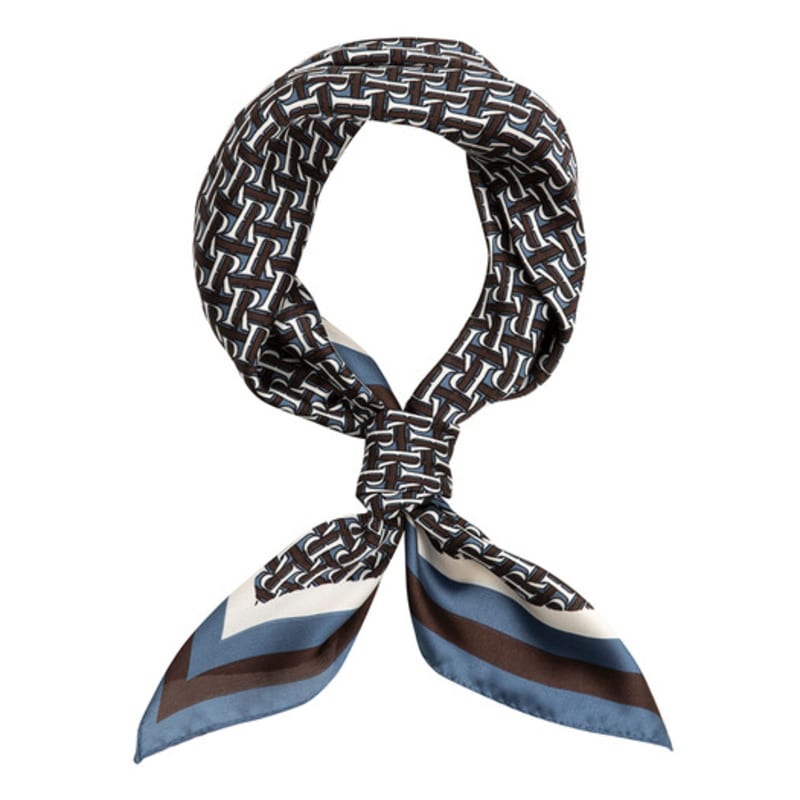RECLOW RECLOW LAND Signature R LOGO Scarf Blue
