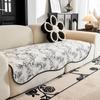 Flower Chenille Irregular Sofa Mat Non-Slip Living Room Straight Row Sofa Cover Towel Anti-Scratching