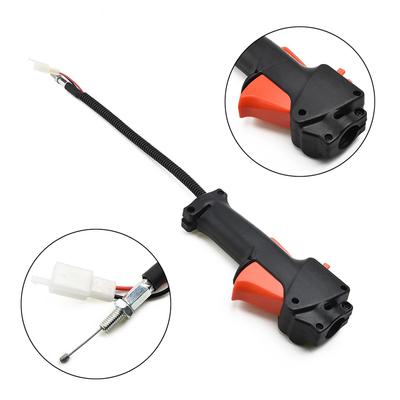 Interruptor Cortador de Grama Cabo Acelerador Manopla Gatilho Liga Desliga Interruptor de Emergência Ferramenta Múltipla Roçadeira de Jardim Braçadeira Diâmetro Interno 26 Mm