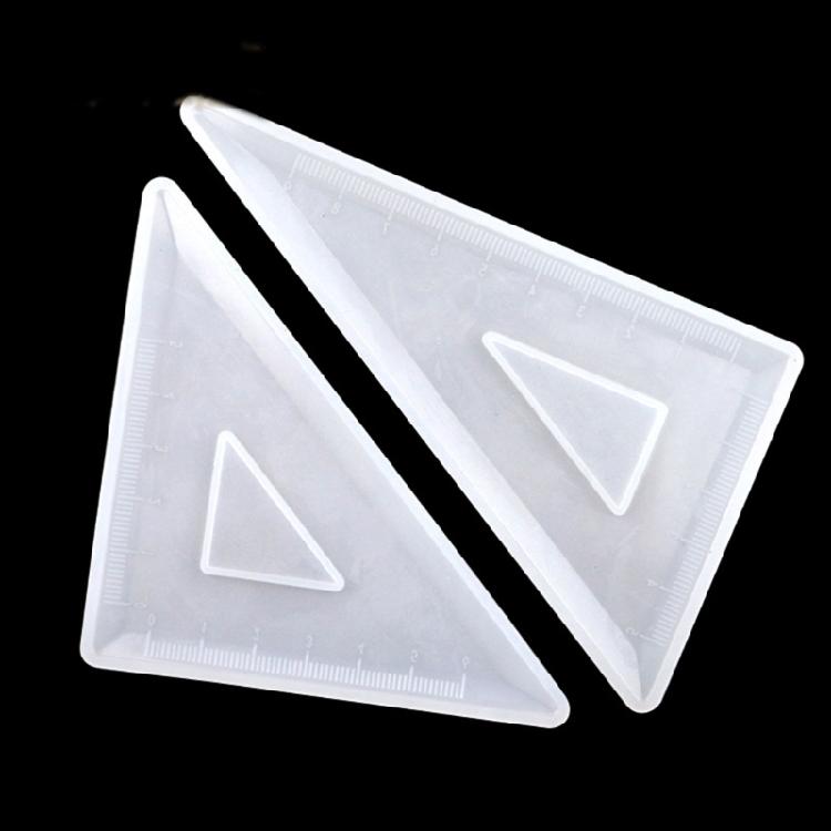 Ruler Resin Silicone Molds Math Tool Geometry Casting Mould Set for Students