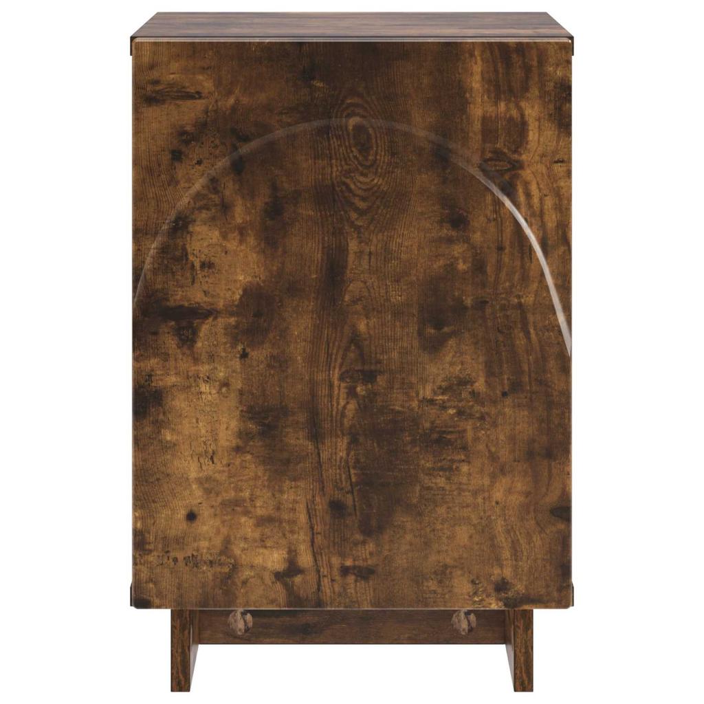 Nightstand 2 pcs. Smoked Oak 33.5 x 34.5 x 50 cm