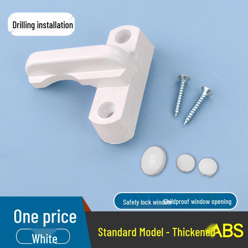 

T-shaped Plastic-Steel Door & Window Latch: Security Lock for Inward/Outward Opening & Sliding Windows.