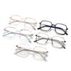 Women Stylish Large Frame Reading Glasses Men's Business Transparent Frame Blue Light Blacking Presbyopic Glasses  Lady's Trendy  Decoration Eyewear