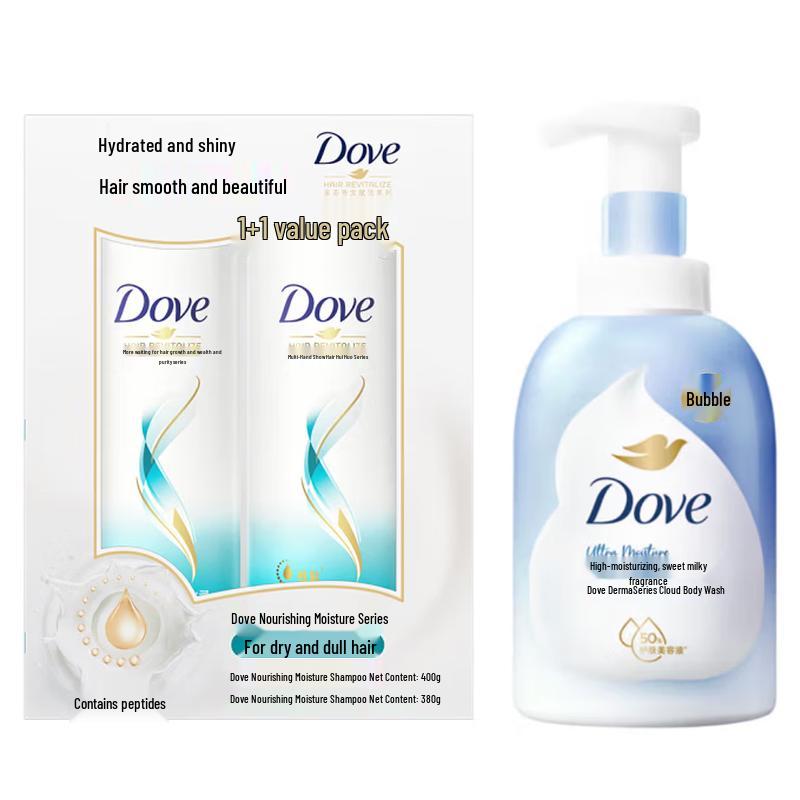 

Dove Nourishing Moisture Shampoo & Body Wash Set