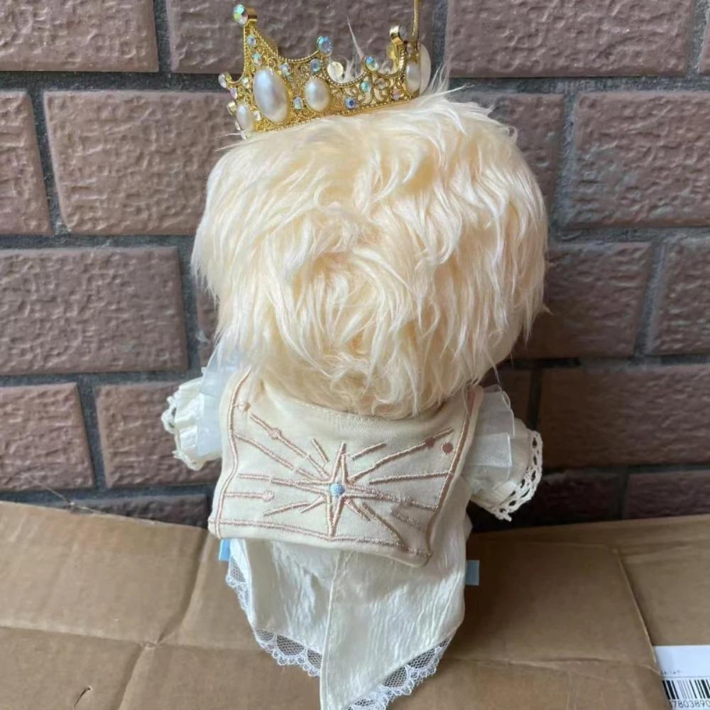 Reine Vanille Keks Plüsch Verkleidung Baumwollpuppe Spielzeug für Kinder 20cm Kuscheltier Keks Run: Königreich Figur Kleidung wechseln Cosplay Geschenk