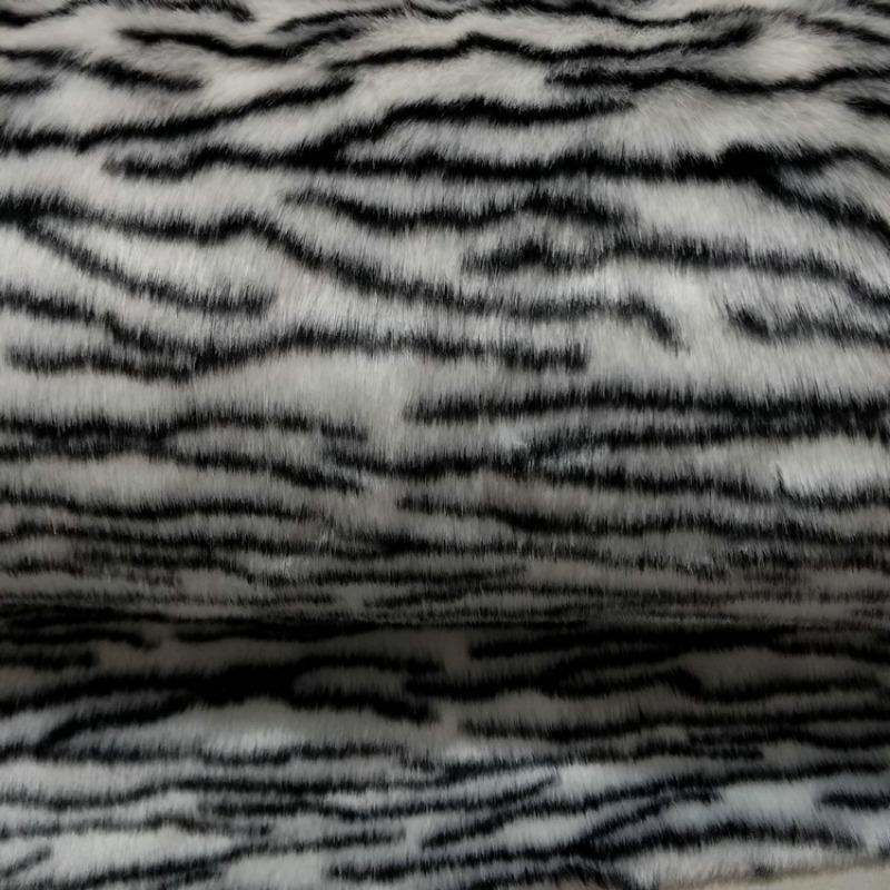 100x180cm Thickened Fur Length Leopard Print Tiger Print Plush Fabric Performance Costume Faux Fur DIY sewing Clothing Fabric