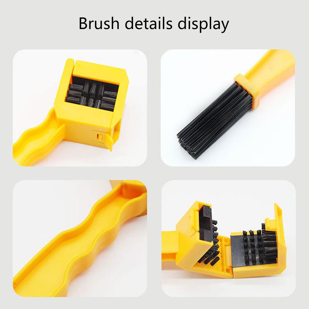 Portable Bicycle Chain Cleaner Motorcycle Road Bike Chain Clean Brush Cycling Chain Clean Maintenance Tool