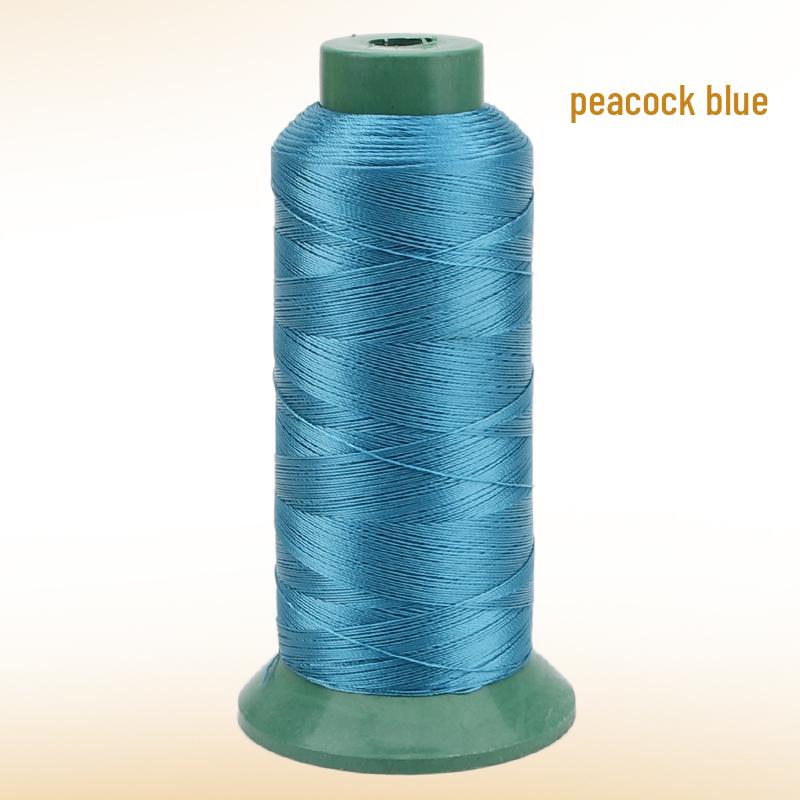 Sewing Machine & Handcraft Thread: High-Strength Mercerized Nylon for Upholstery, Leather, and Jeans