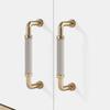 Handmade Leather Hardware Handle Nordic Cabinet Drawer Knobs Wardrobe Door Handles  Multipurpose