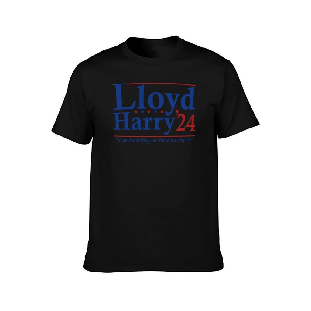 Lloyd and Harry 24 Dumb And Dumber TShirt Soft Basic Cotton Short Sleeve Tee