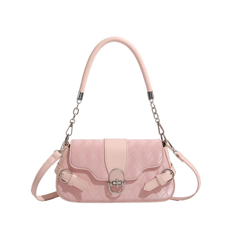 2025 Summer Women's Underarm Bag OL Light Retro Series Hardware Handheld Flap Bag Crossbody Women's Bag Wholesale