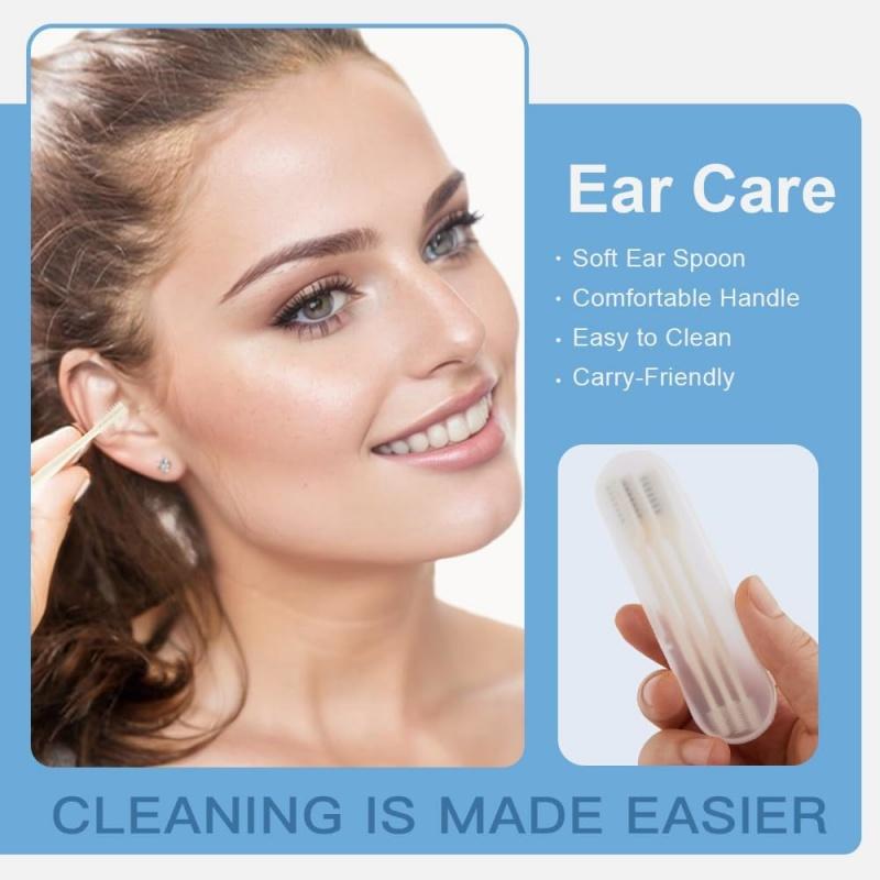 3/6x Upgraded Nasal Hair Cutter with Storage Box, 2-in-1 360° Rotating Nostril Hair Removal Tool, Nose Hair Trimmer Travel Essentials for Women Men