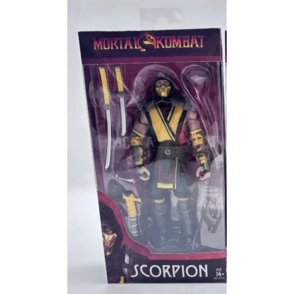 Hohe Qualität Mortal Kombat Spawn Sub Zero Scorpion 7" Gelenkige Actionfigur Spielzeug 17cm