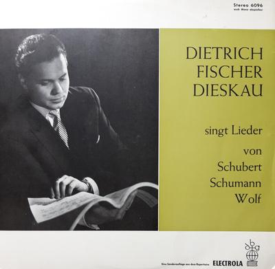 LP Record DIETRICH FISCHERDIESKAU Dietrich Fischer Dieskau Singt Lied 6096 Electrola Germany Classical Used
