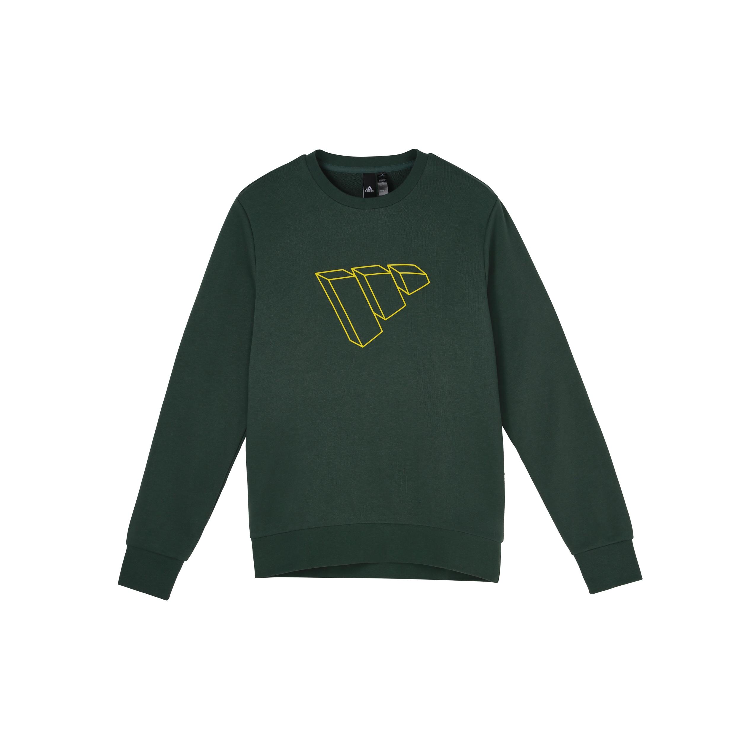 adidas Fi Swt Ft Bos Casual Sports Round Neck Pullover Green Men s GP1003 M