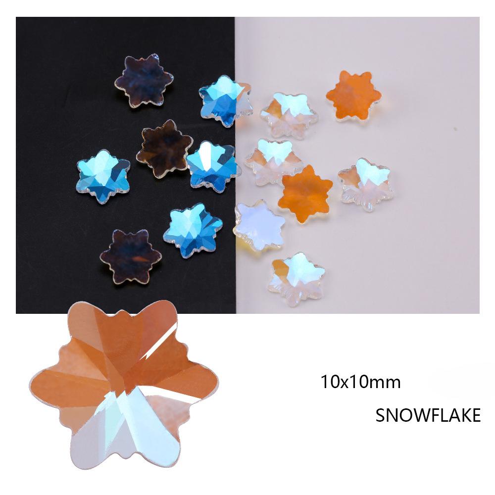 Elektrokaplama Aurora Ab Tırnak Sanatı Elmas Xiaohongshu Sıcak Elf İnternet Ünlü Düz Tabanlı Özel Şekilli Elmas