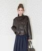 KOOLKITTEN Buckle Detail Faux Leather Jacket 2Colors