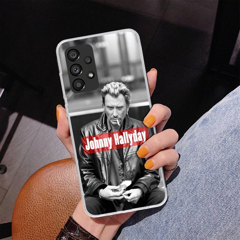 Johnny Hallyday Music Phone Case For Samsung Galaxy A17 A16 A15 A14 A13 A57 A56 A55 A54 A53 A37 A36 A35 A34 A33 A26 A25 A24 A23