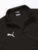 Puma JR Training TEAMRISE Woven 2024 Black and White Size 120 Boys' Jacket, Fall/Winter Colors (03),