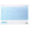 Deli 5505 A4 Snap Button Transparent File Folders
