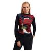 Ted Baker Womens/Ladies Floral Ribbed Collar Long-Sleeved Sweater Top