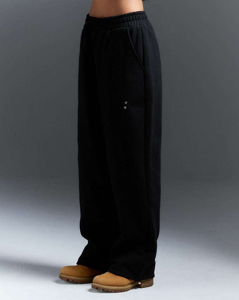 Kulsiseu Cs Winter Rivet Pants-058 (Black)