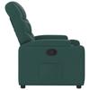 Recliner Chair Dark Green Fabric