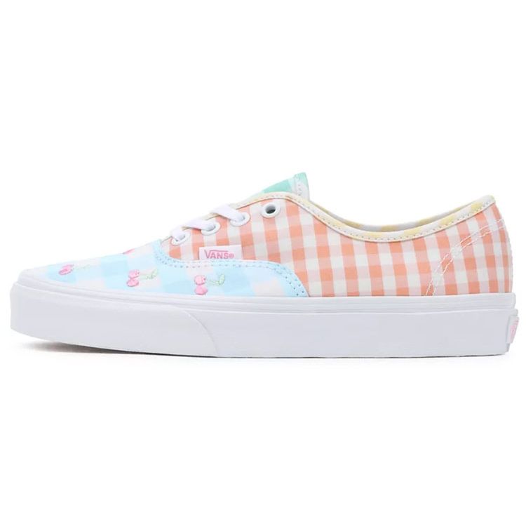 Vans Authentic Plaid Low-Top Skate Shoes Unisex sneaker Blue Pink VN0A5KRDASX