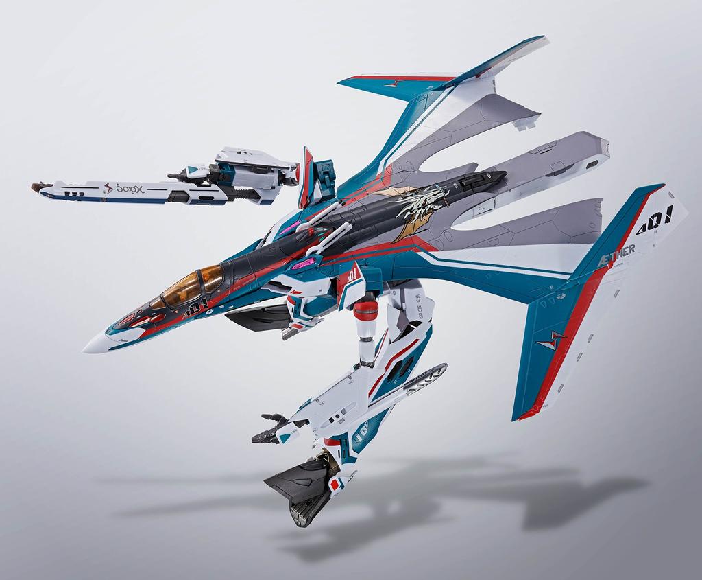 TAMASHII NATIONS DX Chogokin Macross Delta Siegfried 260mm ABS PVC Movable Figure VF-31S (Arado Mölders Custom) Approx. Die-cast, & Pre-painted
