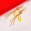New Fashionable Rose Tassel Earrings, Fashionable Personality, Retro, Light Luxury, High End Earrings