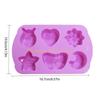 KX4B 6 Cavitys Molds Baking Molds Fondant Molds Silicone Candy Molds Insect