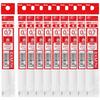Pentel Ballpoint Pen Refill Vicuna 0.7mm XBXM7H-B Red 10 Pieces