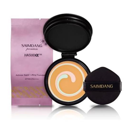 Single item for refill only Simdan Premium Actress Super Lifting Foundation Refill (refill with puff)