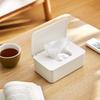 Desktop Dustproof Wet Wipe & Tissue Storage Box with Lid