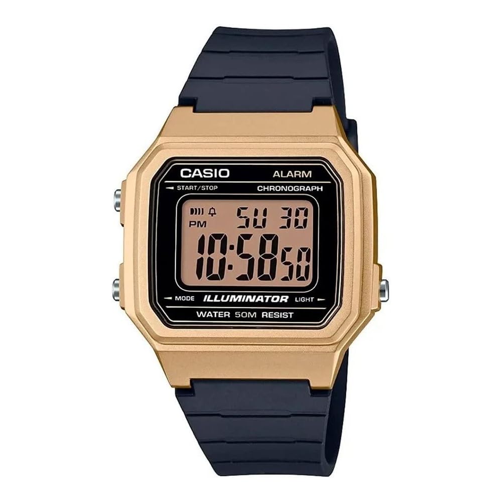Casio Men s W-217HM-9AVCF Quartz Casual Watch Black Resin Strap 23.6mm