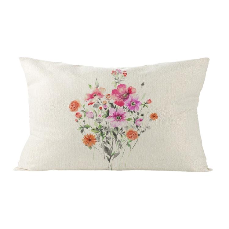 Spring Pillow Cover Soft Comfortable Cushions Case for Farmhouses Home Bedroom