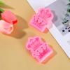2pcs Crown Silicone Fondant Molds, 3D Crown Chocolate Molds for Cake Decorating, Cupcake Toppers, Sugar Craft, Gum Paste, Polymer Clay