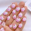 50 Peças Novas Fofas Resina Mini Sorvete, Série Bolo Parte Traseira Plana Manicure Enfeites Para Laços de Cabelo Acessórios