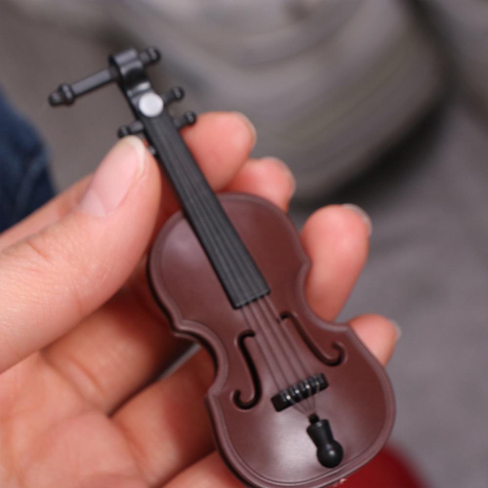 Home Decor Crafts Violin Model Simulation Violin Furniture Mini Musical Instruments Gift
