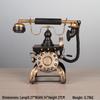 Retro All-Metal Telephone Model: Home Decoration & Wine Cabinet Ornament