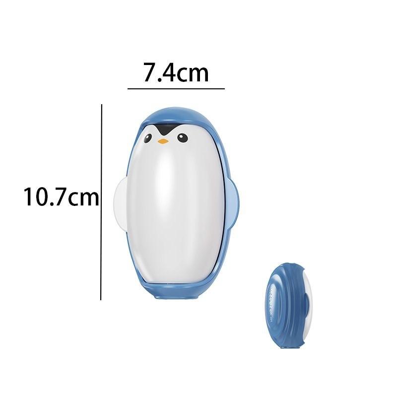 

Washable Lint Remover Penguin Clothes Roller Portable Pet Hair Remover Dust Removal Eliminator Brush Hair Sticky Cleaning Tools синий