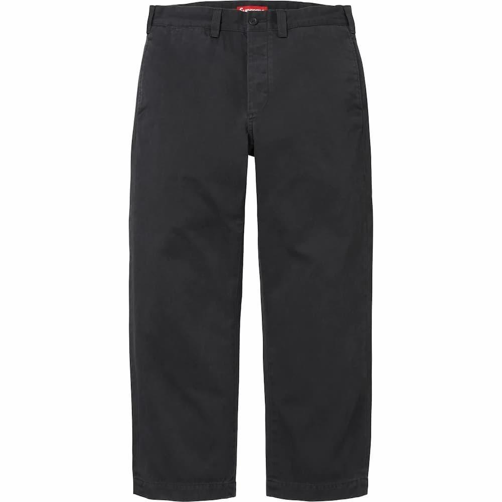 Supreme Calça Chino (26SS) Preto